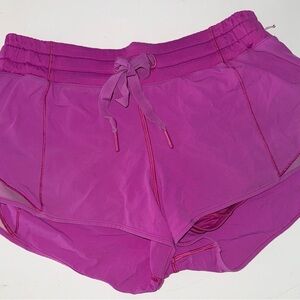 Lululemon Pink/Purple Hottie Hot Shorts 2.5” - 4